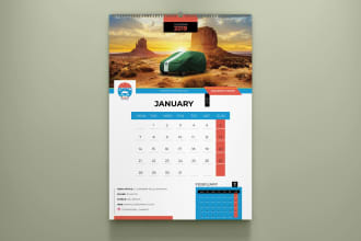 design professional custom planner, journal or calendar