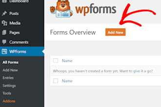 do contact form, login form in your wordpress website