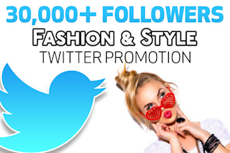 promote your fashion related link to twitter 36,000 followers
