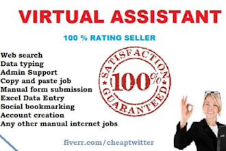 be your virtual assistant or personal assistant for â˜…2 HOURSâ˜… high quality only