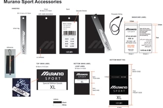 design a hang tag, swing tag, label for your clothing brand