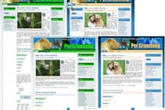 send you 140 wordpress/templates in various niches