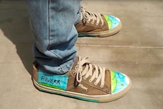 write your text or message in elegant style in my shoes and will perform a moonwalk