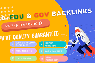 high authority edu and gov backlinks