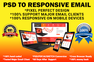 code psd to responsive html email template