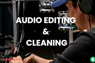 clean up, edit, convert and fix your audio