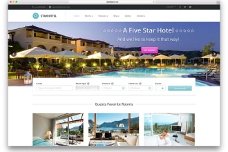 create a modern booking, services appointment website on wordpress