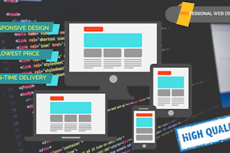 create a  responsive HTML website using latest bootstrap 4