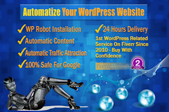 automatize your wordpress site with wp robot
