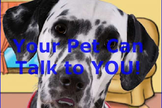 make an animated video of your dog or cat talking or singing