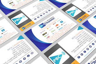 design business card with 3 concepts
