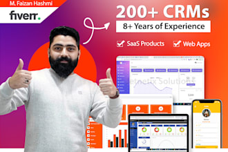 develop custom CRM or web application