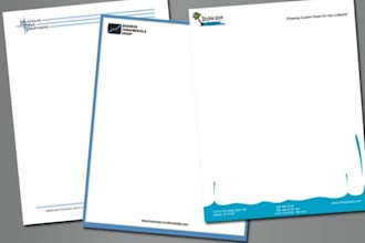 create professional letterheads