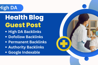 do health guest post on high da DR blog with dofollow backlink