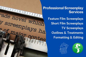 be your professional screenwriter and script consultant