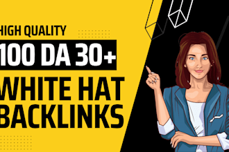 create high quality white hat backlinks manually