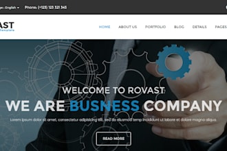 create and customize responsive HTML template