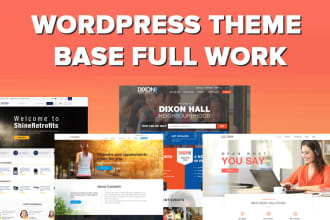 created a template base website for your bussiness
