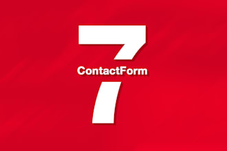 design a contact form or fix  errors in contact form 7