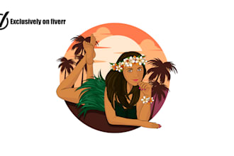 make vector character design in vector adobe illustrator