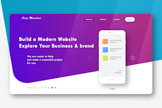 minimalistic website design, clean and professional
