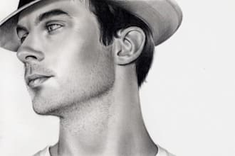 draw your portrait by hand