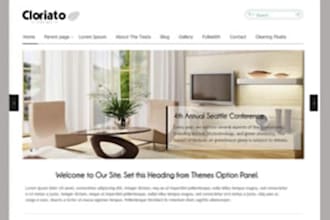 install Wordpress and your theme and necessary plugins