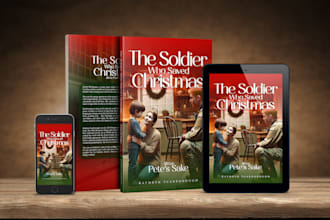 design modern KDP book cover designs and ebook