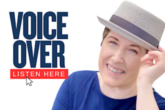 record deep female voice over, pro voice actor, narrator