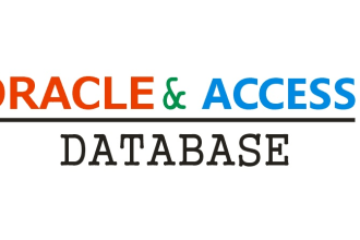 make any type of database in access and oracle