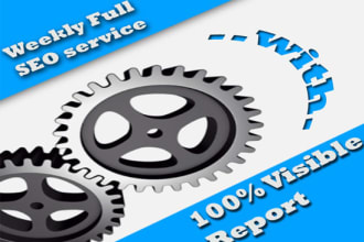 do weekly white hat SEO link building service