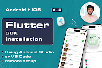 install or setup flutter sdk on your macbook or windows