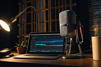 edit and enhance audio files, remove noise, increase quality