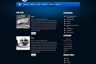 redesign your existing html website and convert in to wordpress