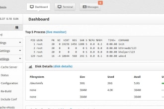 install control panels like cwp vestacp cpanel plesk