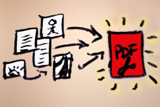 lay out your newsletter or flyer and convert it to a  print ready PDF