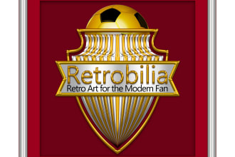 do modern gold or silver metallic logo in 3d