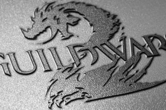 replicate your logo or text in 3d embossed metal