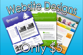 design a professional and unique website for you