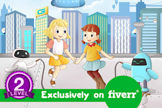 draw illustration for childrens book