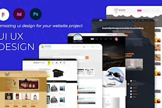 design your weblayout, homepage, splash, landing, software