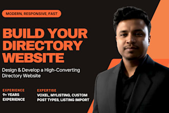create a directory website with my listing, or voxel theme