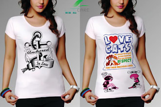 design the t shirt with creative ideas for you