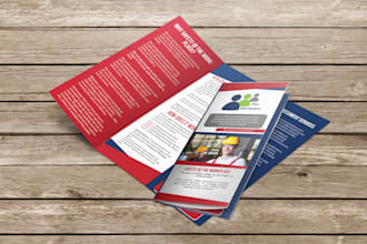design tri fold brochure