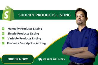 add, upload or listing products to your shopify store