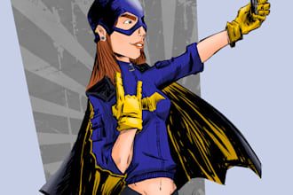comicbooks  characters, illustration, draw