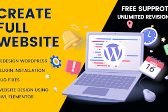 build wordpress and ecommerce website development