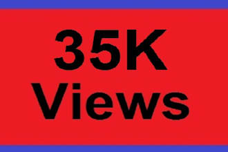 give you guaranteed 35,000+ fast youtube views