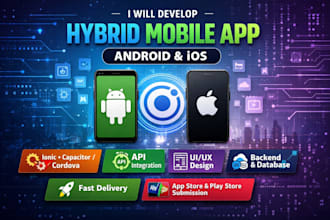 develop mobile app on ionic capacitor for ios and android