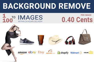 cut out 100 images background professionally